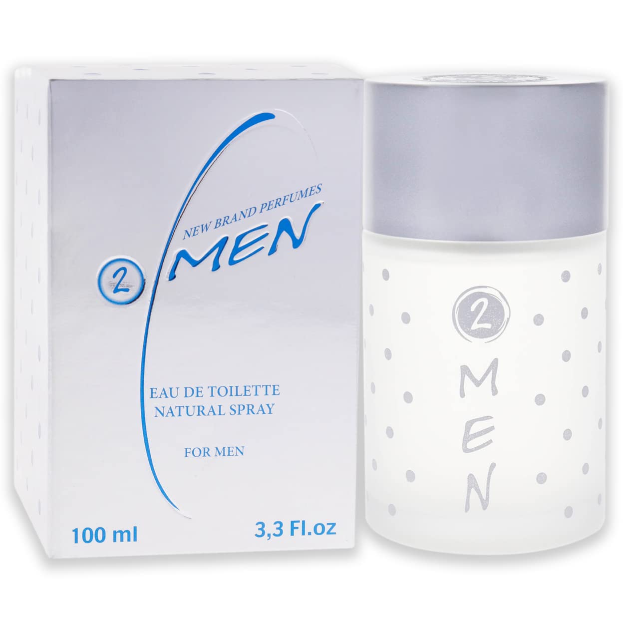 Amazon.com : New Brand 2 Men EDT Spray Men 3.3 oz,sem numero
